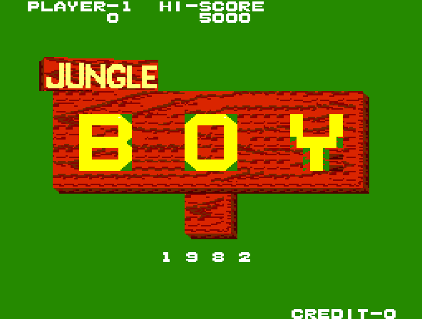 Jungle Boy (bootleg) Title Screen